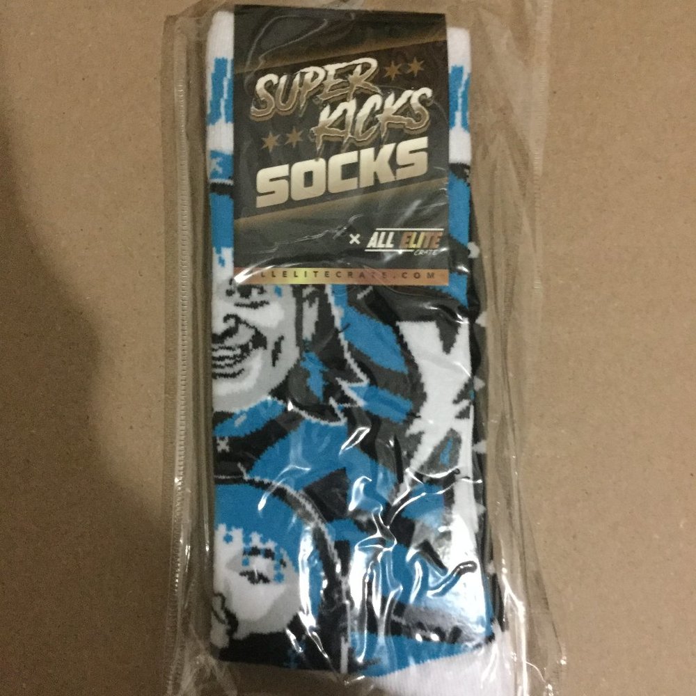 AEW Revolution 2022 Crate (#3) Exclusive: Young Bucks Superkicks Socks.